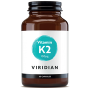 VIRIDIAN vitaminas K2 (MK-7) 100 µg - 60 kapsulių