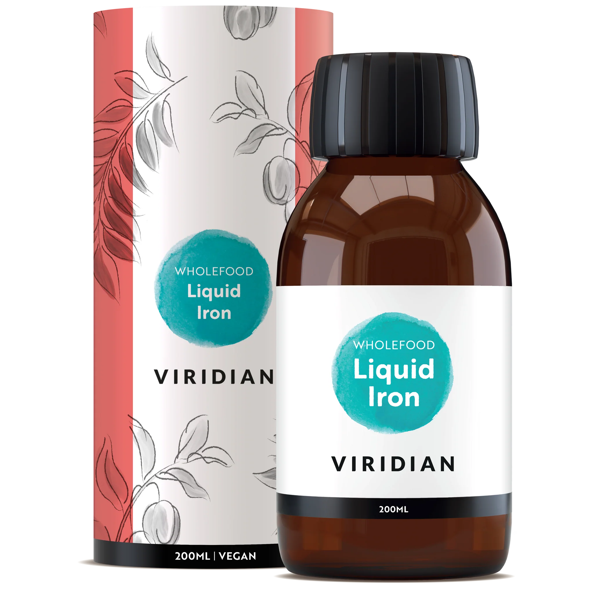 VIRIDIAN skysta geležis su vitaminu C - 200 ml