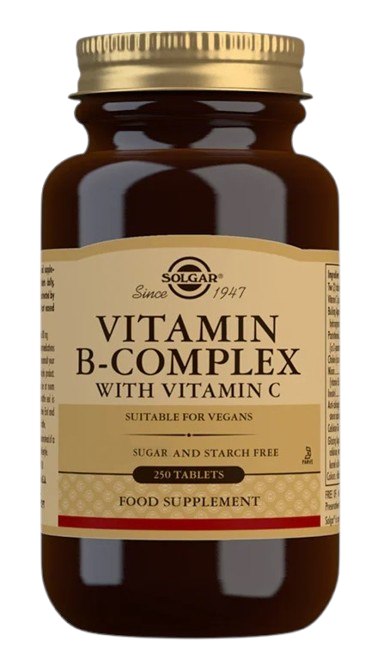 SOLGAR B-Complex with Vitamin C Stress Formula (250 tabl.)