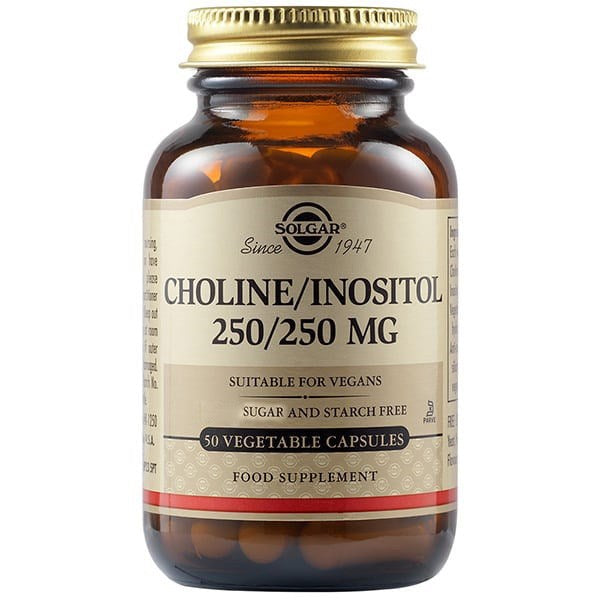 SOLGAR Cholina/Inositol 250 mg (50 kaps.)