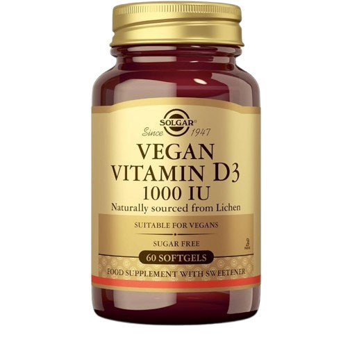 SOLGAR Vegan Vitamin D3 (60 kaps.)