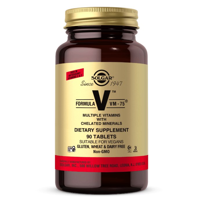 SOLGAR Formula VM-75 – 90 tablečių