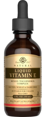 SOLGAR Vitamin E - Witamina E naturalna w płynie (59 ml)