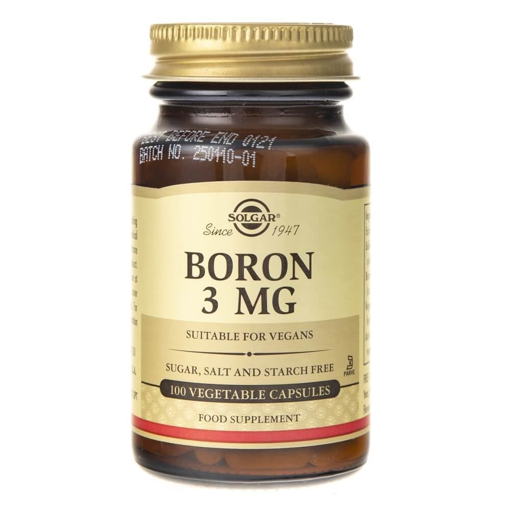 SOLGAR Boron - Bor 3 mg (100 kaps.)