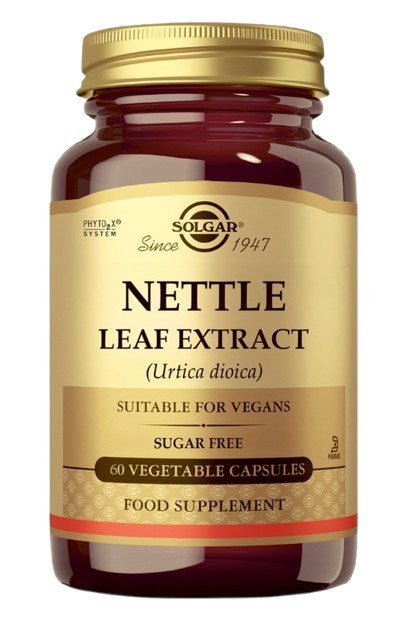 SOLGAR Nettle Leaf Extract - Wyciąg z liści pokrzywy (60 kaps.)