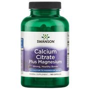 SWANSON Calcium Citrate Plus Magnesium 2:1 (150 kaps.)