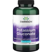 SWANSON Potassium Gluconate - Glukonian Potasu 99 mg (250 kaps.)