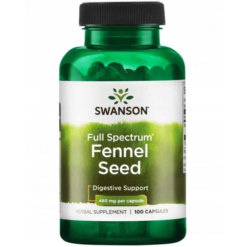 SWANSON Full Spectrum Fennel Seed - Nasiona Kopru (100 kaps.) Swanson