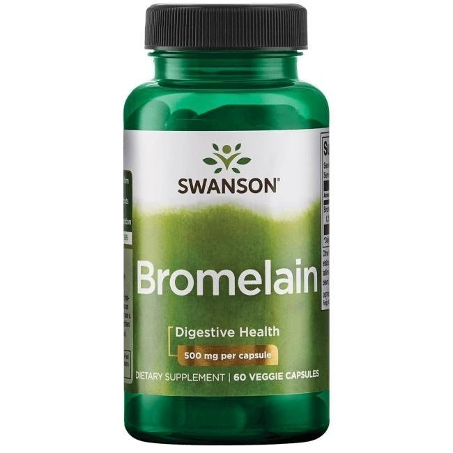 SWANSON Bromelina maksymalna moc (60 kaps.)