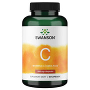 SWANSON Witamina C 1000 + dzika róża (90 kaps.)