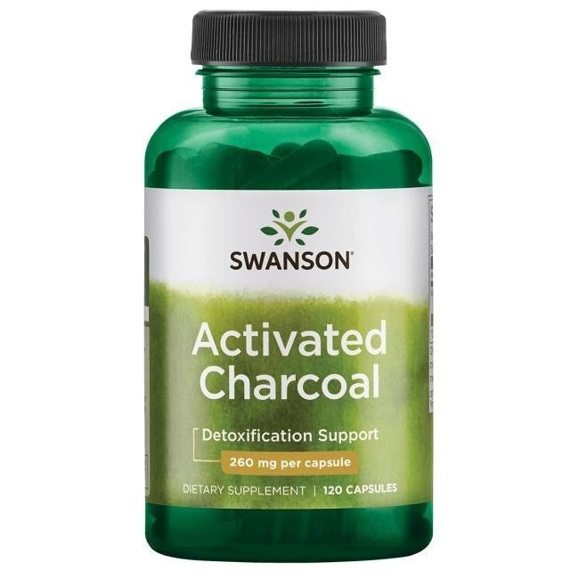 SWANSON aktyvuota anglis 260 mg – 120 kapsulių