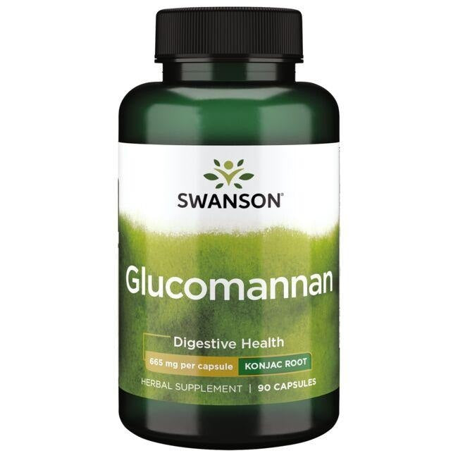 SWANSON Glucomannan 665 mg (90 kaps.)