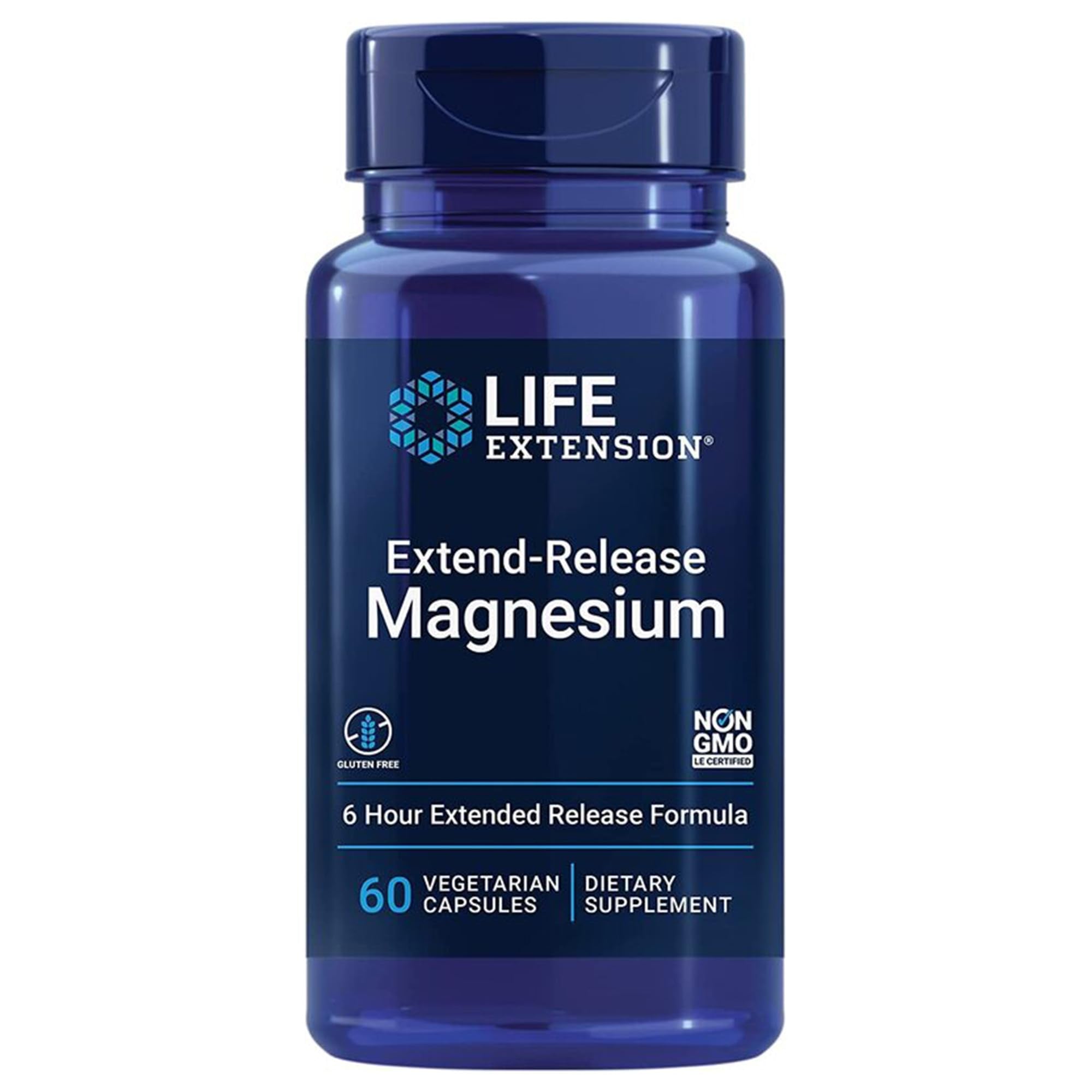 LIFE EXTENSION pailginto atpalaidavimo magnis 250 mg - 60 kapsulių