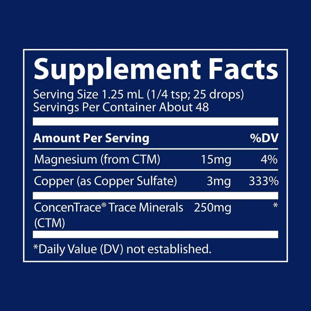 TRACE MINERALS joninis varis - 59 ml