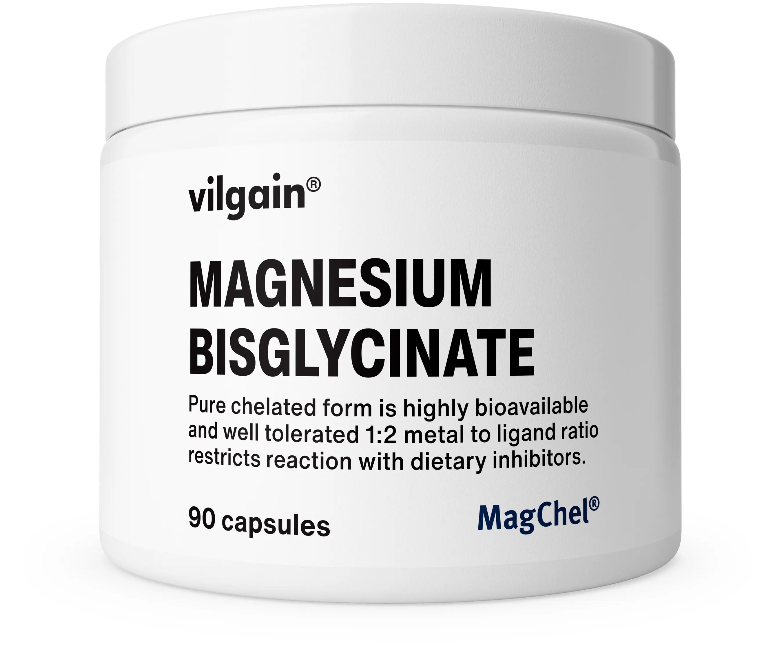 VILGAIN magnio bisglicinatas - 90 kapsulių