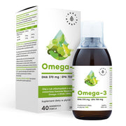 Aura Herbals Omega-3 DHA+ EPA - 200 ml skysčio