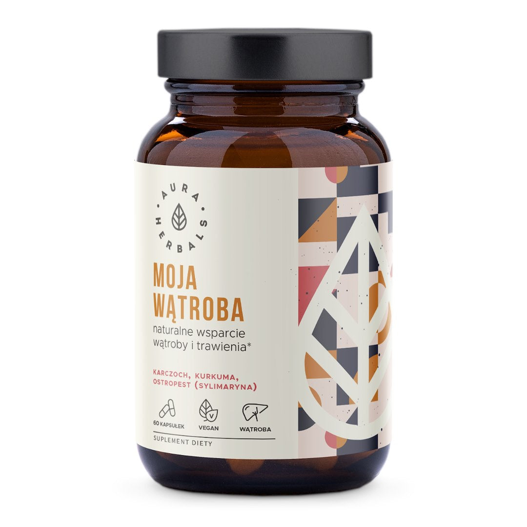 Aura Herbals My Liver (artišokas, margainis, ciberžolė) - 60 kapsulių