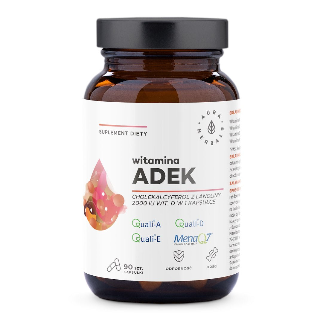 Aura Herbals Vitamin ADEK - 90 kapsulių