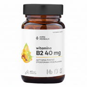 AURA HERBALS Witamina B2 R-5-P 40 mg, ryboflawina (60 kaps.)