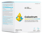 AURA HERBALS Colostrum 1000 mg, bananowe, saszetki (30 szt.)