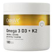 OSTROVIT Omega 3 D3+K2 (180 kaps.)