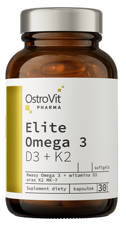 OSTROVIT Pharma Elite Omega 3 D3 + K2 (30 kaps.)