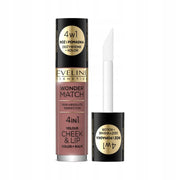 Eveline Cosmetics, Wonder Match 4in1, Lip & Cheek Balm 2-In-1, 05, 4.5 ml