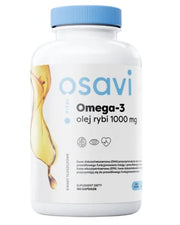 OSAVI Omega-3 Olej Rybi Molecularly Distilled 1000 mg smak cytrynowy (180 kaps.)