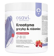 OSAVI Kreatyna, grzyby & różeniec, smak wiśnia z truskawką (300 g)