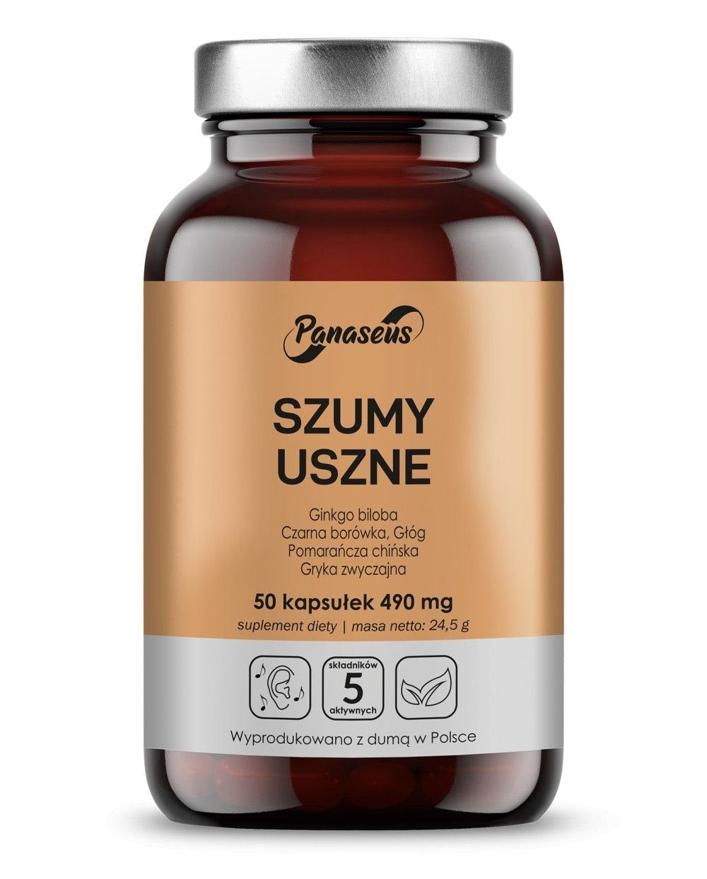 PANASEUS Szumy Uszne (50 kaps.)