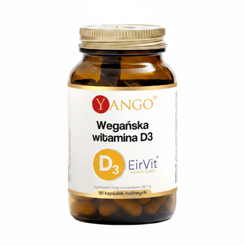 YANGO Wegańska witamina D3 (90 kaps.)