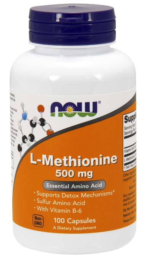 NOW FOODS L-Metionina (100 kaps.)