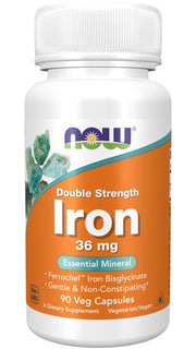 NOW FOODS Double Strength Iron (90 kaps.)