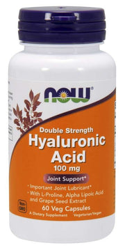 NOW FOODS Kwas Hialuronowy 100 mg (60 kaps.)
