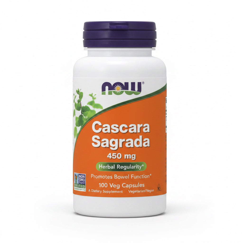 NOW FOODS Cascara Sagrada 450 mg (100 kaps.)