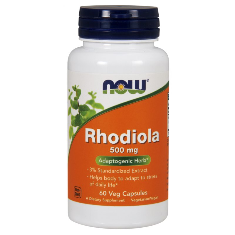 NOW FOODS Rhodiola Rosea - Różeniec Górski 500 mg (60 kaps.)