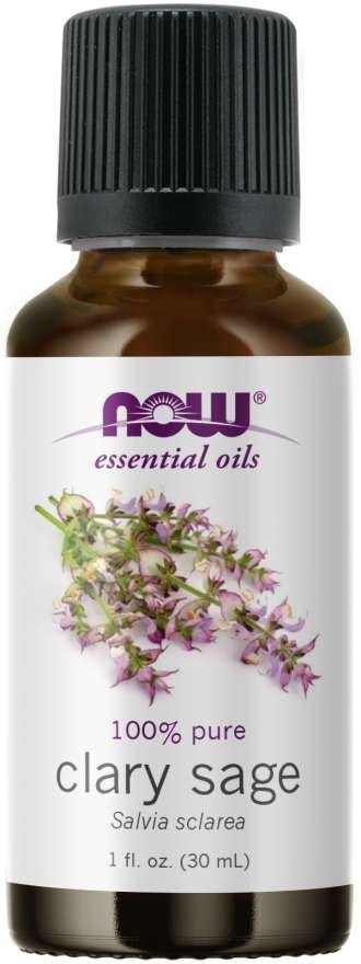 NOW FOODS Clary Sage - 100% Olejek z Szałwii - Szałwia (30 ml)