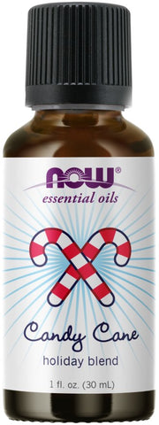 NOW FOODS Candy Cane Oil Blend - Mieszanka na Święta (30 ml)