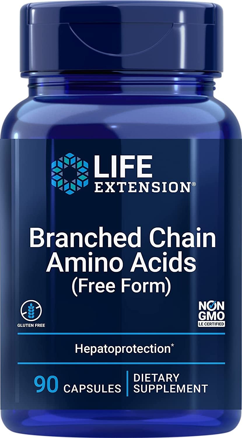 LIFE EXTENSION Branched Chain Amino Acids (BCAA) (90 kaps.)