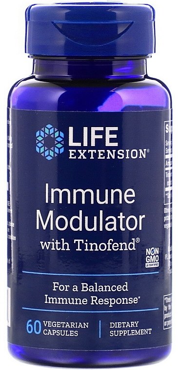 LIFE EXTENSION Immune Modulator with Tinofend (60 kaps.)