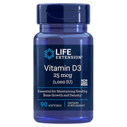 LIFE EXTENSION Witamina D3 1000 IU (90 kaps.)