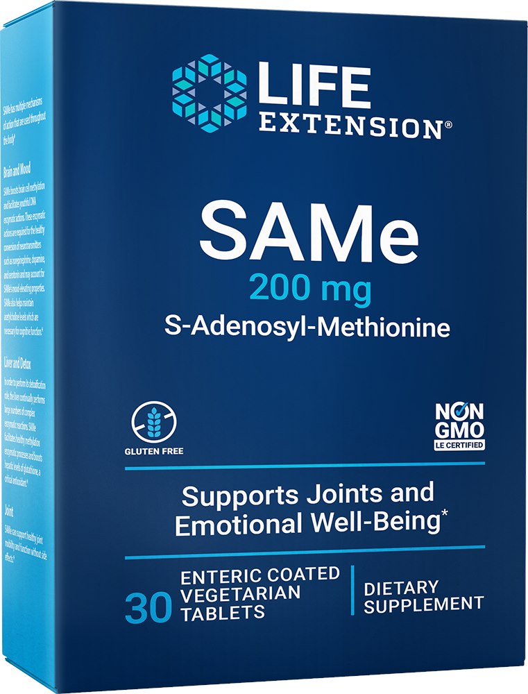 LIFE EXTENSION SAMe 200 mg (30 tabl.)