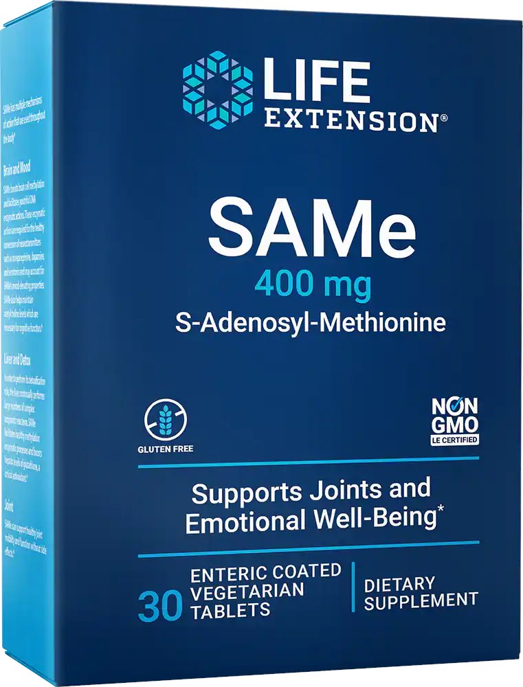 LIFE EXTENSION SAMe 400 mg (30 tabl.)