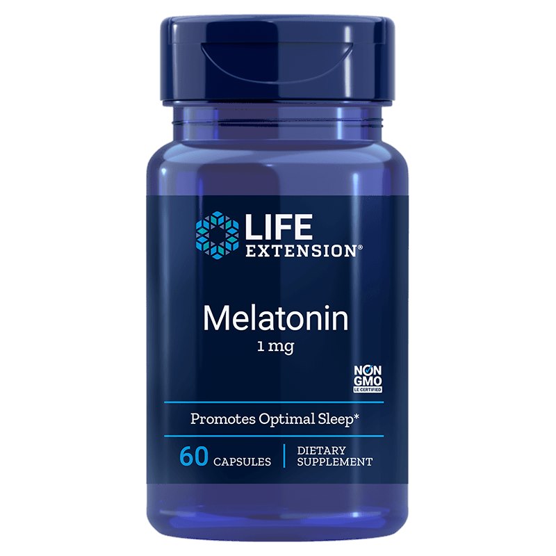 LIFE EXTENSION Melatonin 1 mg (60 kaps.)