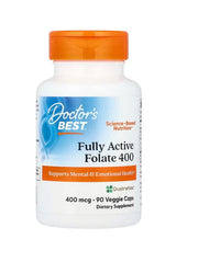 DOCTOR'S BEST Folian Quatrefolic 400 mcg (90 kaps.)