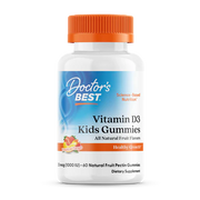 DOCTOR'S BEST Vitamin D3 kids gummies - Witamina D3 - Żelki dla dzieci (60 żelek)