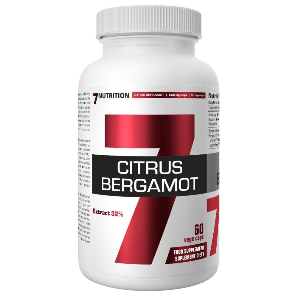 7NUTRITION bergamotė 500 mg - 60 kapsulių