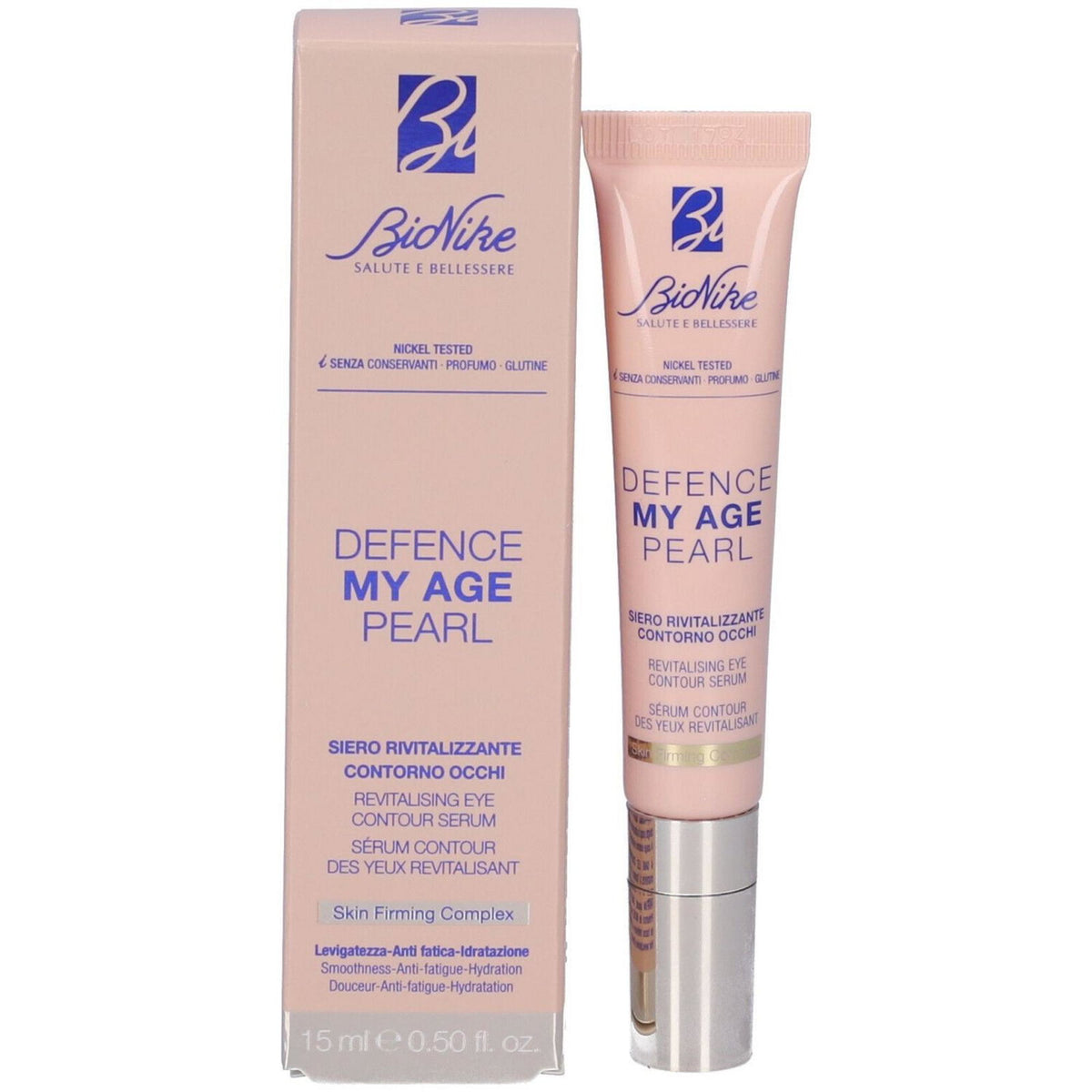 BioNike, Defence My Age Pearl, Anti-Ageing, Anti-Wrinkle, Firming & Revitalising, Day & Night, Eye Serum, 15 ml