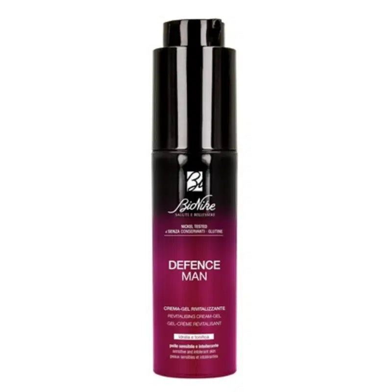 BioNike, Defence Man, Revitalizing, Daily, Gel Cream, For Face, 50 ml