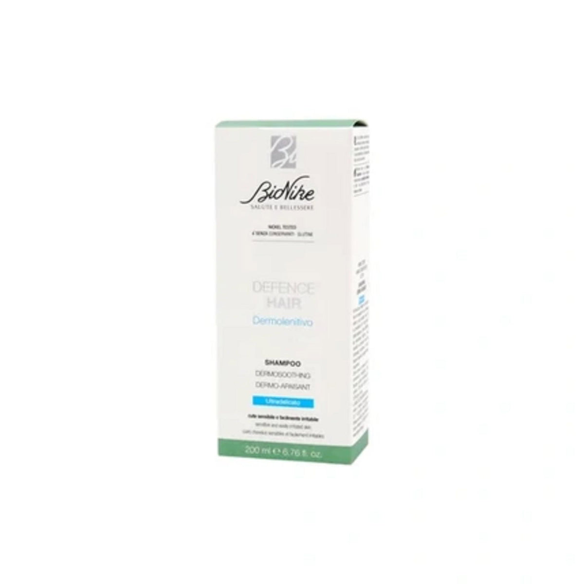 BioNike, Defense Hair Dermosoothing, Hair Shampoo, Cleansing & Hydrating, 200 ml